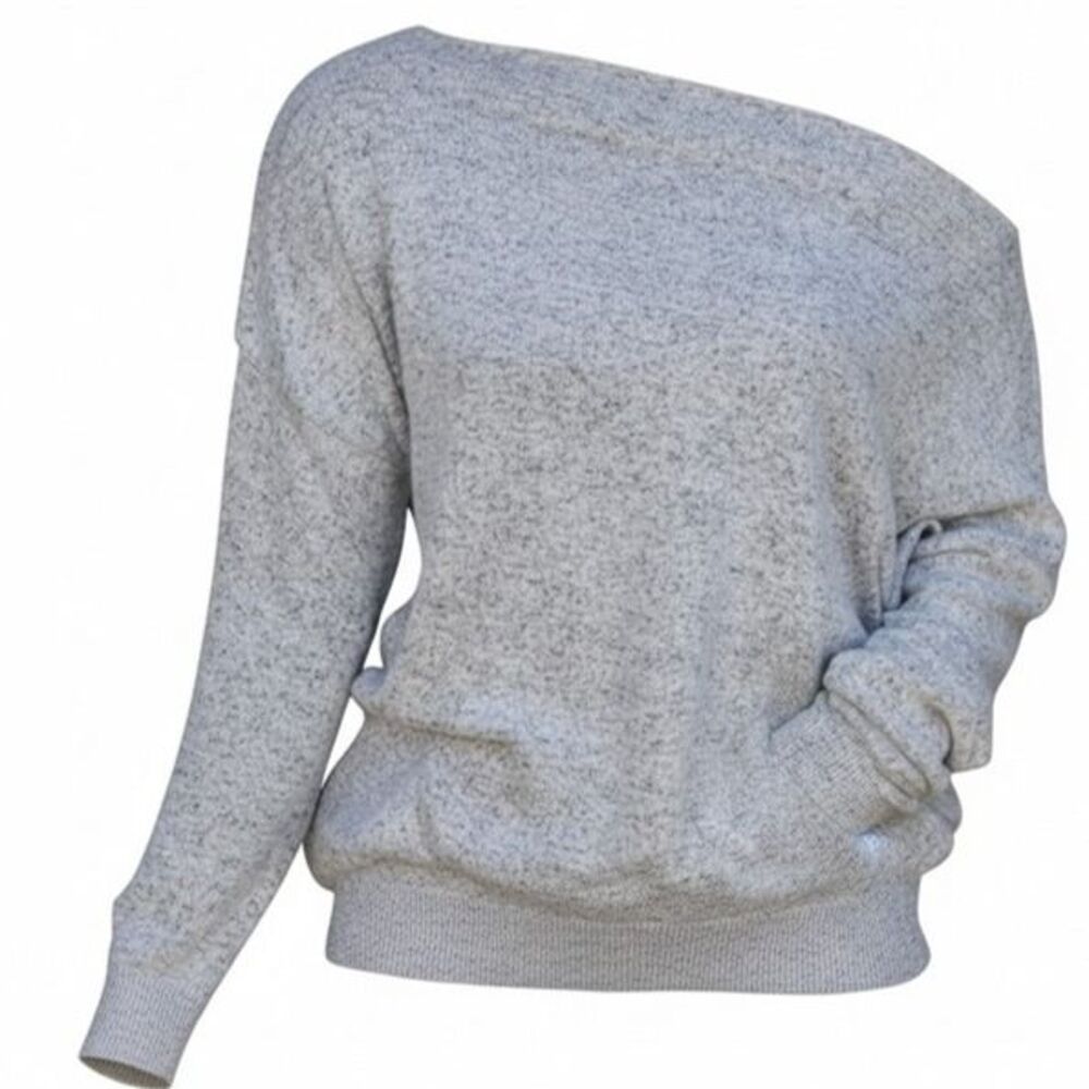 2X SOFT BRUSHED OFF THE SHOULDER SWEATER-NWT